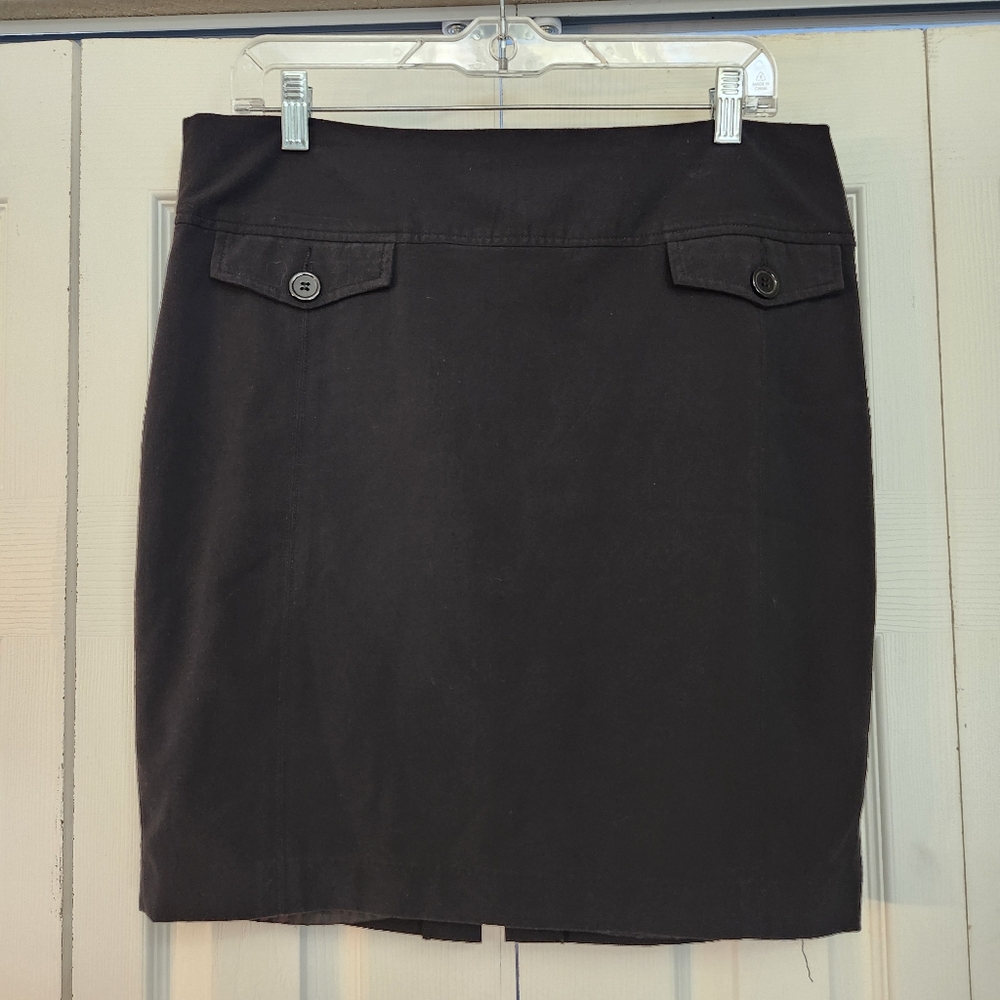 Express Black Zip Up Back Front Pocket Mini‎ Lined Size 10